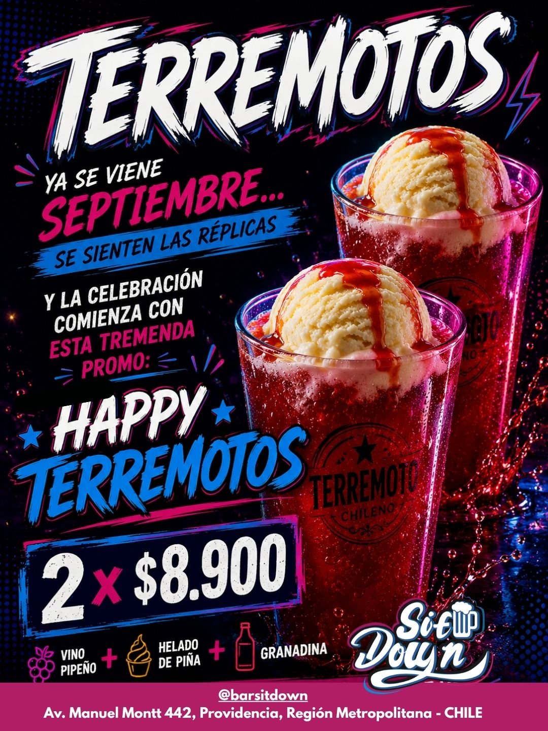 terremoto sitdown